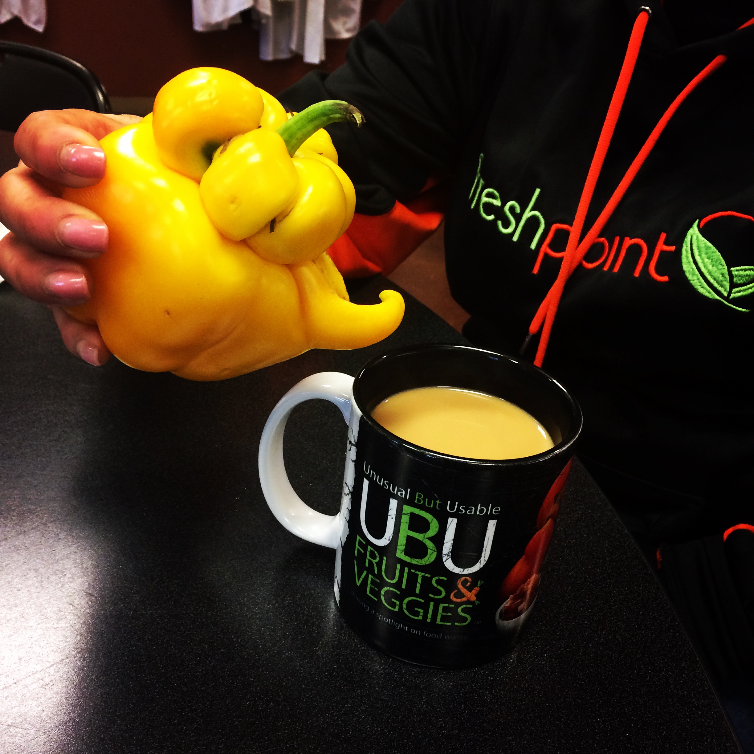 Curly-nosed peppers are looking for love too.