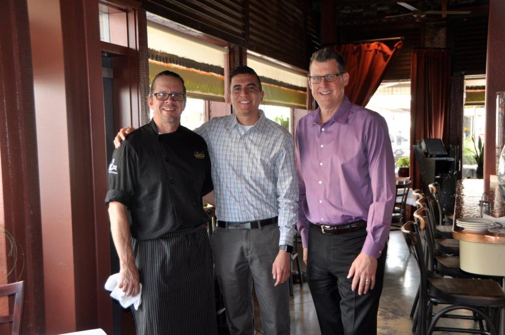 Chef Leroy Walker Alex Beltran President FreshPoint Steve Buer