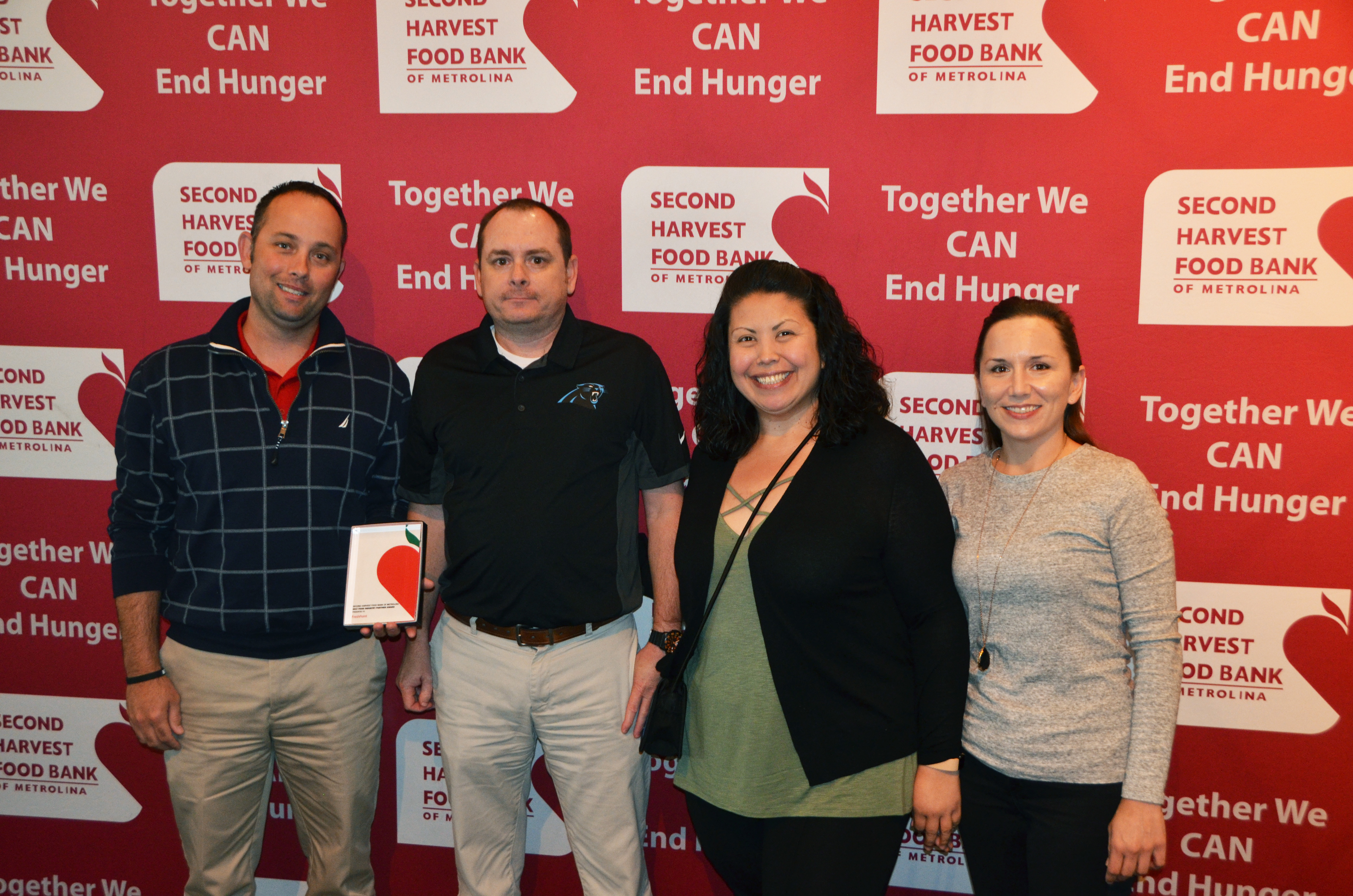 FreshPoint_Charlotte_SecondHarvestFoodBank_PartnershipAppreciationAward 2017 Food Industry Partner Award