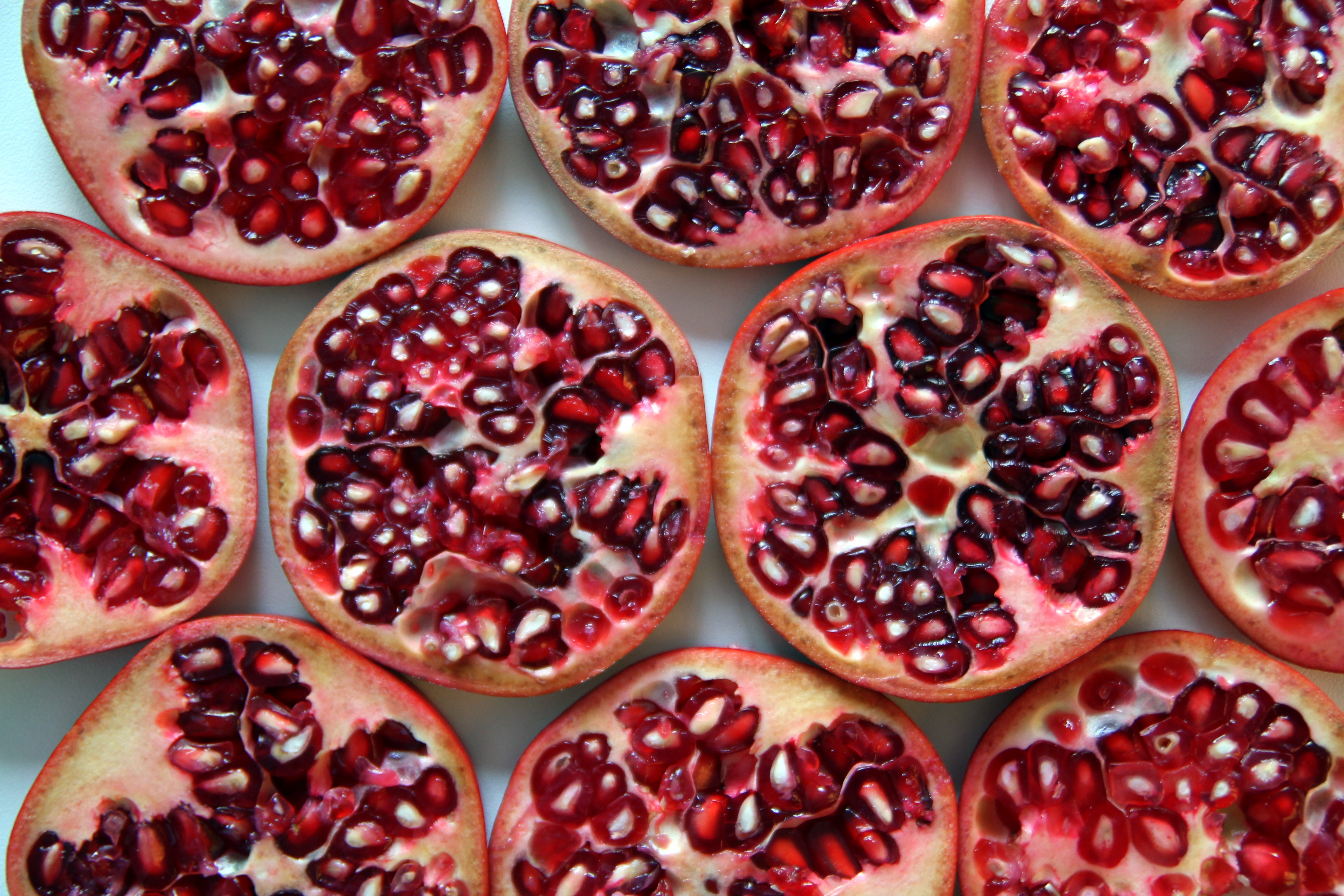 The ripe and fresh granates close up for background.