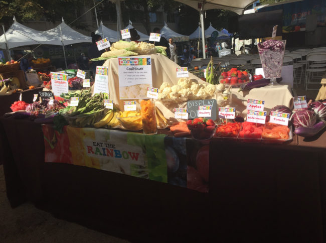 Eat the Rainbow Display—FreshPoint Central California