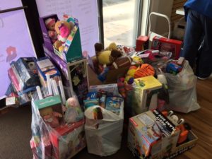 Another fun bunch of toys FreshPoint Dallas ready to donate to The Family Place.