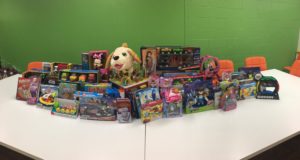 FreshPoint Denver's toys ready to donate to the Boy's and Girl's Club of Metro Denver.