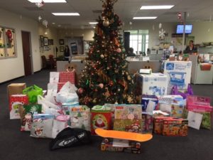 FreshPoint Southern California's Concept 7 donation is looking very festive around the tree!