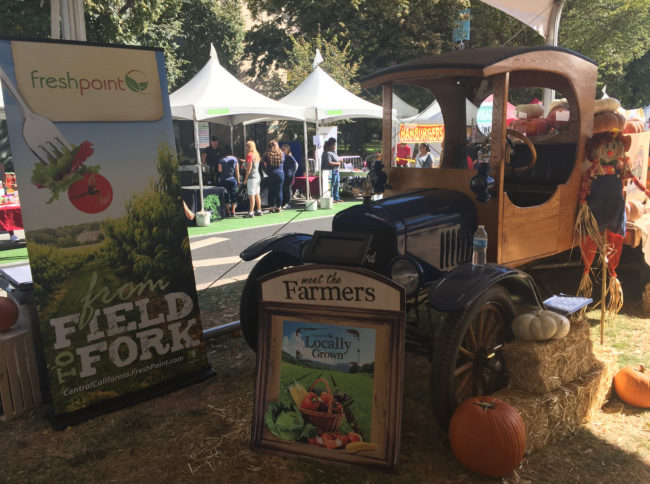 Meet the Farmers tablet display—FreshPoint Central California